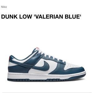 Nike Dunk Low Valerian Blue 6.5M/ 8W